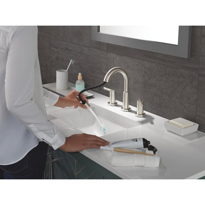 Delta Nicoli Two Handle Widespread Pull-Down Bathroom Faucet - 35749LF