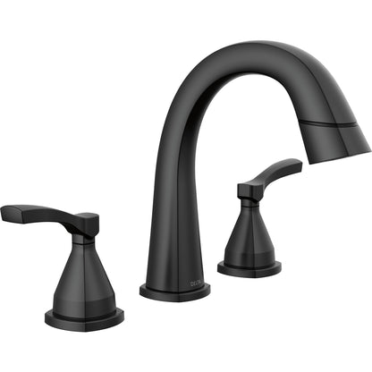 Delta Stryke Two Handle Widespread Pull Down Bathroom Faucet