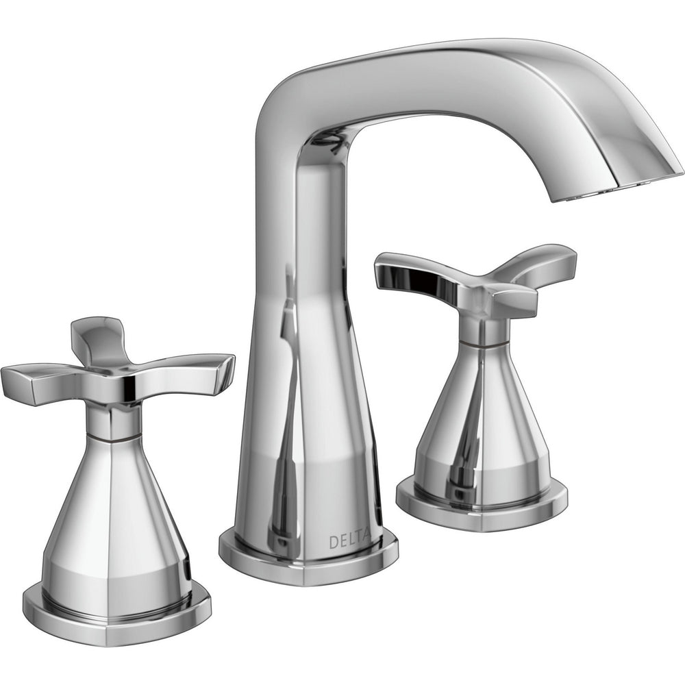 Robinet de lavabo écarté Delta Stryke avec poignées en croix - 357766