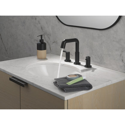 Delta Nicoli Two Handle Widespread Pull-Down Bathroom Faucet