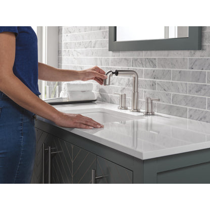 Delta Nicoli Two Handle Widespread Pull-Down Bathroom Faucet