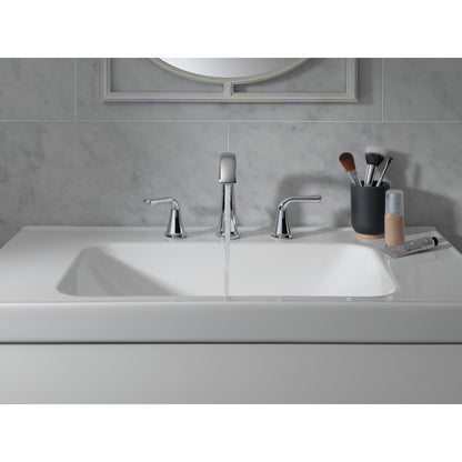 Delta Larkin Two Handle Widespread Bathroom Faucet - 35890LF
