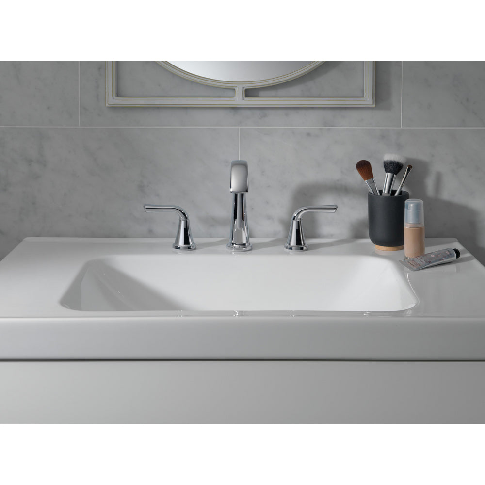 Delta Larkin Two Handle Widespread Bathroom Faucet - 35890LF