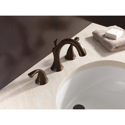 Delta Addison Two Handle Widespread Bathroom Faucet - 3592LF