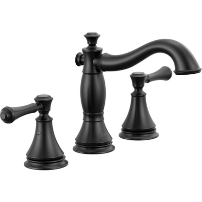 Delta Cassidy Two-Handle Widespread Matte Black