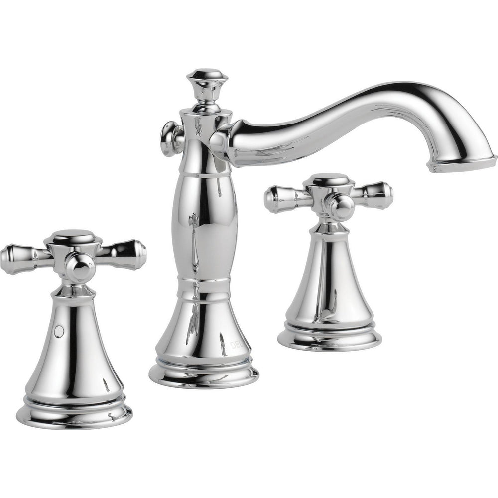 Robinet de salle de bain Delta Cassidy deux poignées entraxe large – Sans les poignées – 3597LF