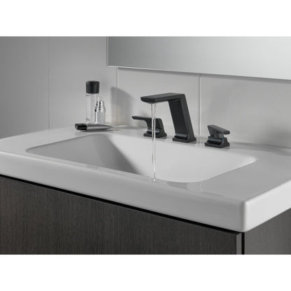 Robinet de salle de bain Delta Pivotal à deux poignées et entraxe large - 3599LF