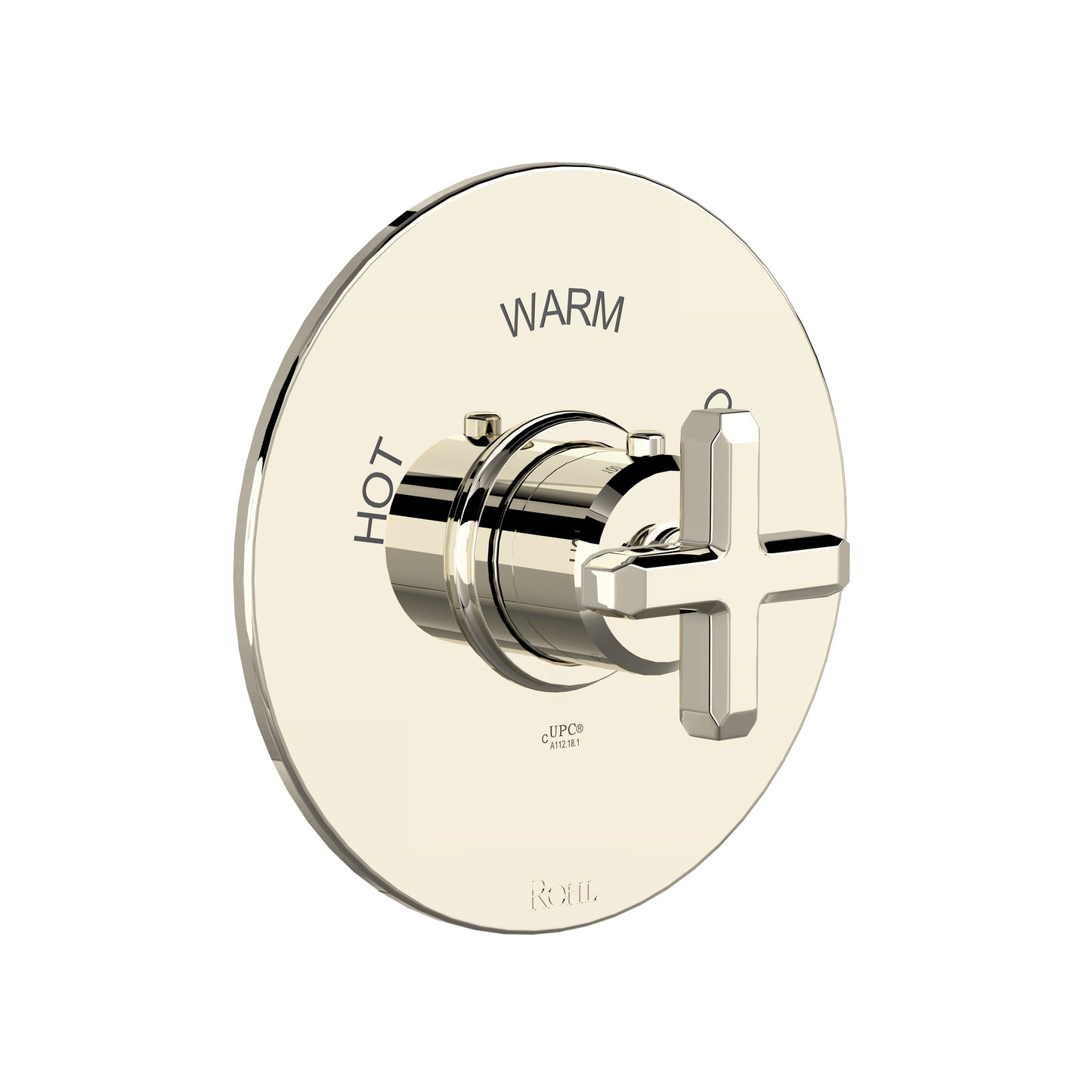 Rohl Apothecary 3/4" Thermostatic Trim Without Volume Control, Cross Handle - TAP13W1XM