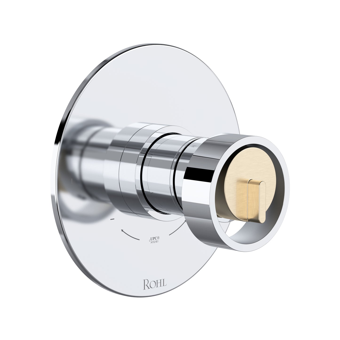 Rohl Eclissi 1/2" Thermostatic & Pressure Balance Trim With 2 Functions - TEC44W1IW