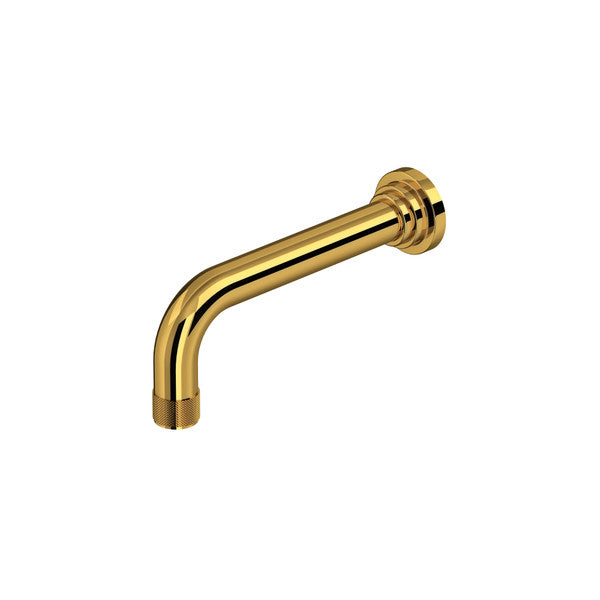 Rohl Campo Wall Mount Tub Spout - Unlacquered Brass A2203IWULB