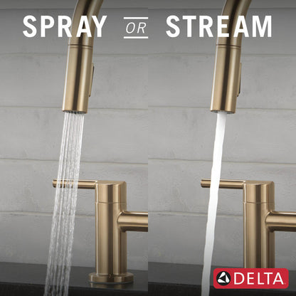 Delta Nicoli Pull-Down Bridge Chrome - 39876LF