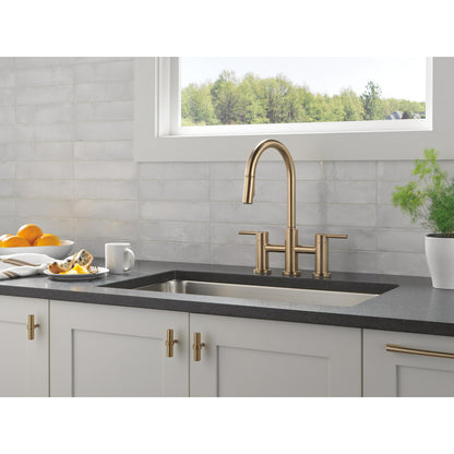 Delta Nicoli Pull-Down Bridge Chrome - 39876LF