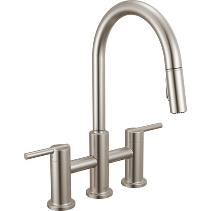 Delta Nicoli Pull-Down Bridge Chrome - 39876LF