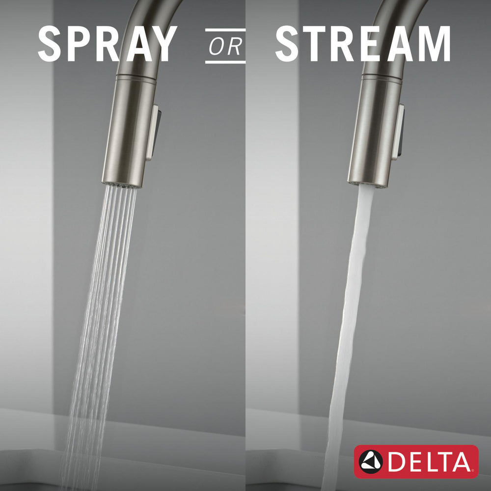 Delta Nicoli Pull-Down Bridge Chrome - 39876LF
