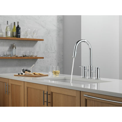 Delta Nicoli Pull-Down Bridge Chrome - 39876LF