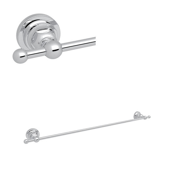 Rohl San Giovanni 24 Inch Towel Bar A1486LI - Polished Chrome