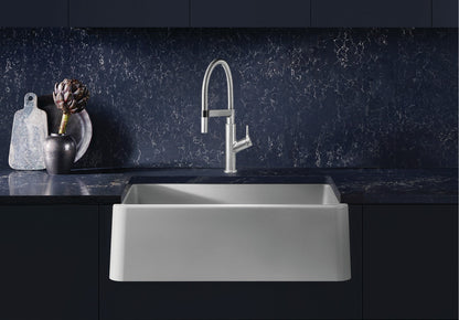 Blanco Ikon 33 Single Bowl Undermount Apron Front Silgranit Kitchen Sink