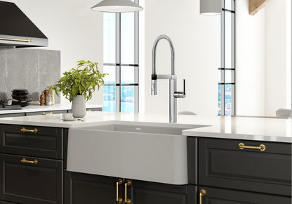 Blanco Ikon 33 Double Bowl Low Divide Undermount Apron Front Silgranit Kitchen Sink