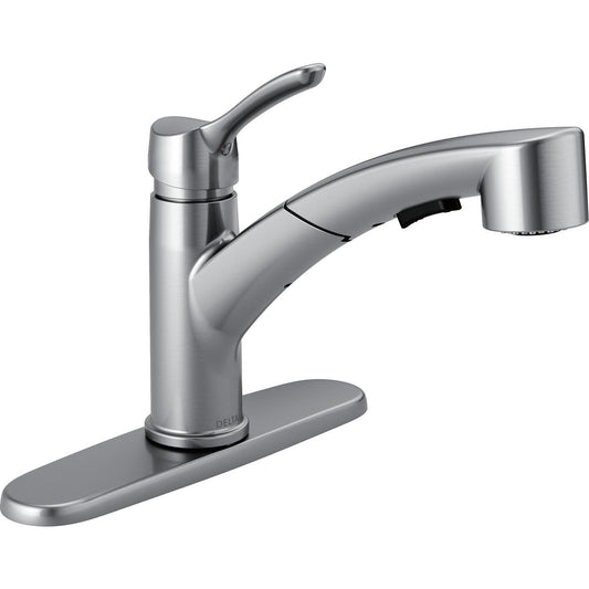 Delta Collins Single Handle Pull-Out Kitchen Faucet - 4140