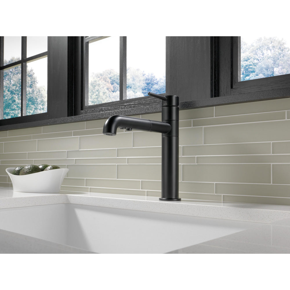 Delta Trinsic Single Handle Pull-Out Kitchen Faucet - 4159