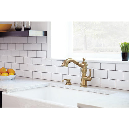 Delta Cassidy Single Handle Pull-Out Kitchen Faucet - 4197