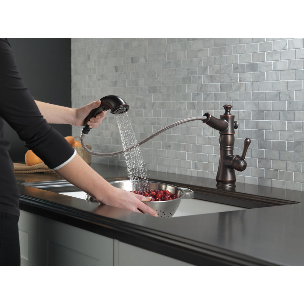 Delta Cassidy Single Handle Pull-Out Kitchen Faucet - 4197
