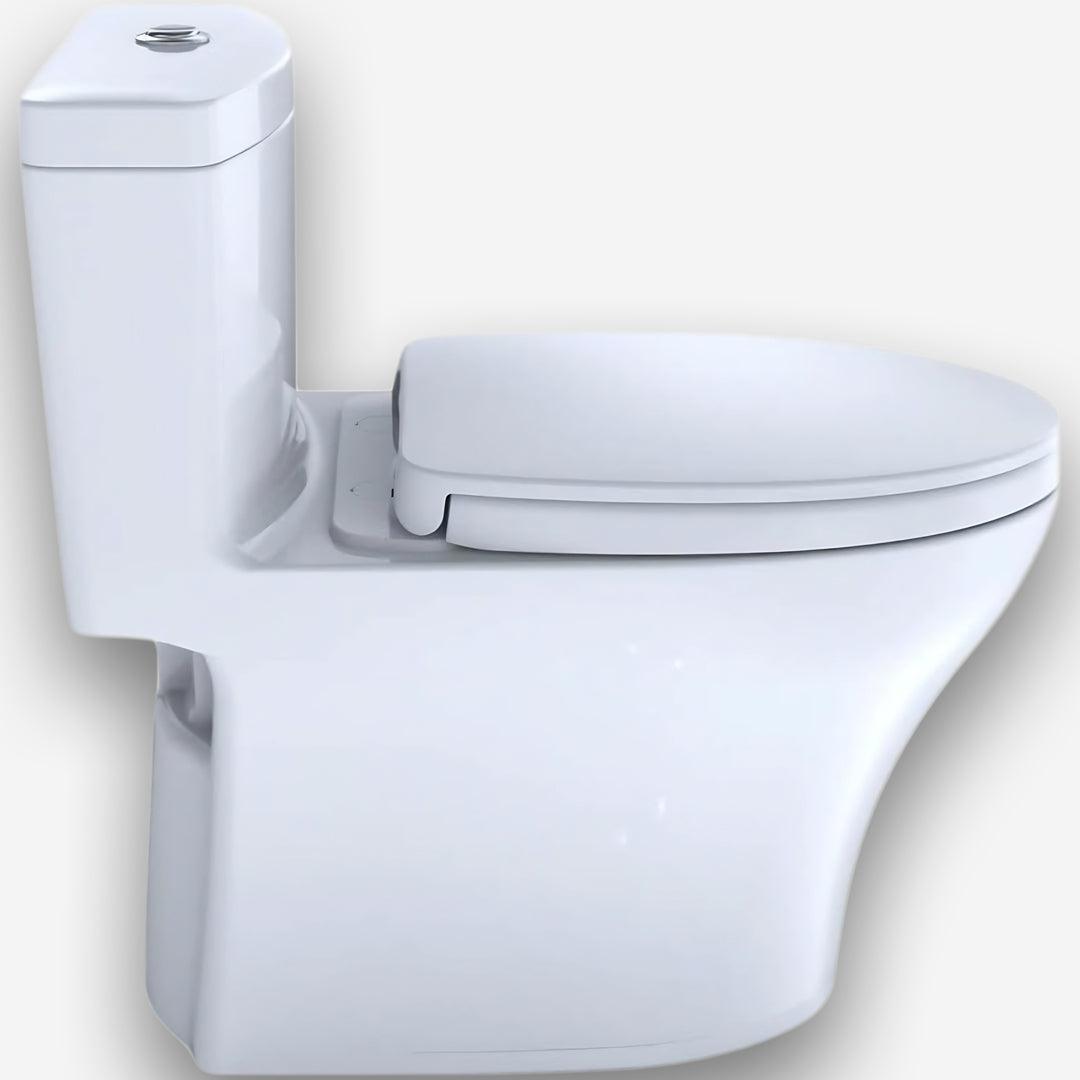 TOTO Aquia IV One-Piece Toilet - 1.28/0.9 GPF - Elongated - Universal Height - WASHLET+ - Eunoia 