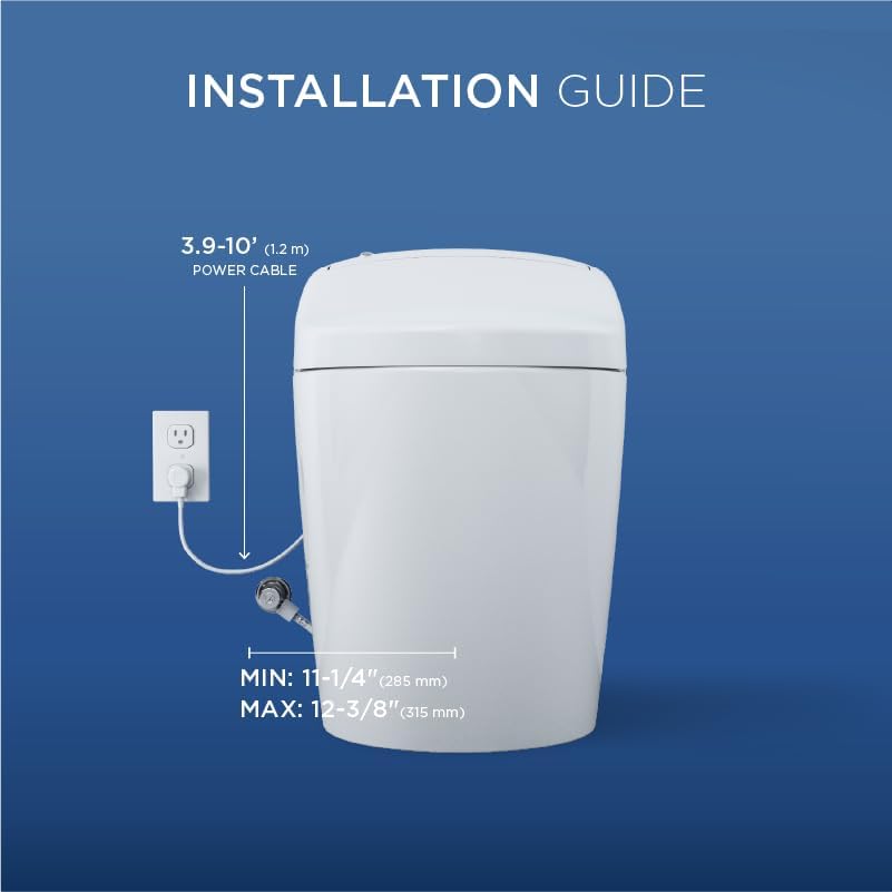 TOTO NEW Washlet+ G5A LITE Toilette intelligente intégrée - 1.2/1.0 GPF - MS7421CEMFG#01