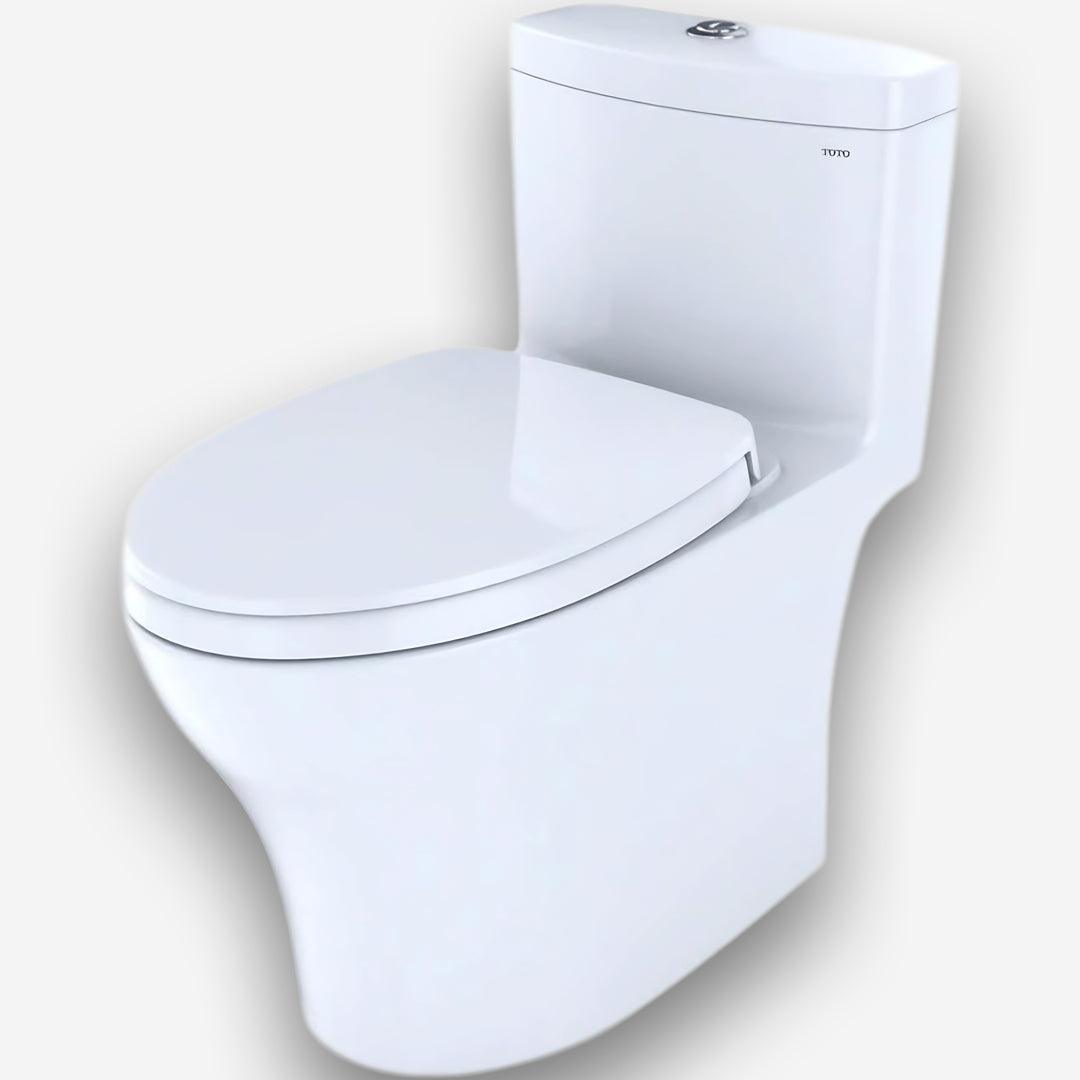TOTO Aquia IV One-Piece Toilet - 1.28/0.9 GPF - Elongated - Universal Height - WASHLET+ - Eunoia 
