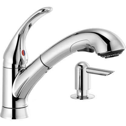 Delta Principals Single Handle Pull-Out Kitchen Faucet