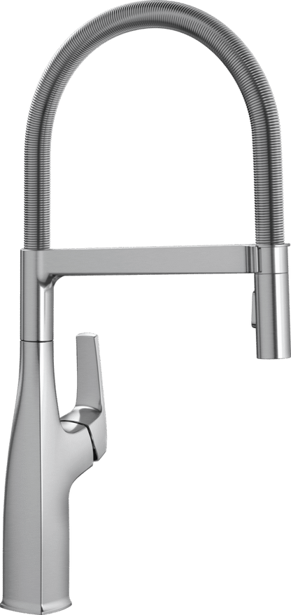 Blanco Rivana Semi-Pro Pull-Down Kitchen Faucet - PVD Steel