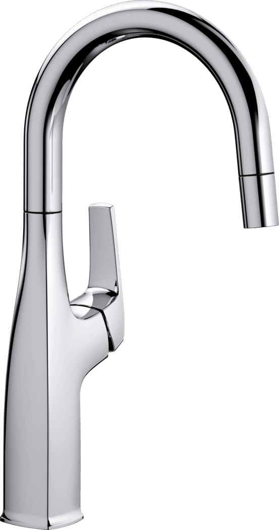 Blanco Rivana Bar/Prep Pull-Down Faucet - Polished Chrome