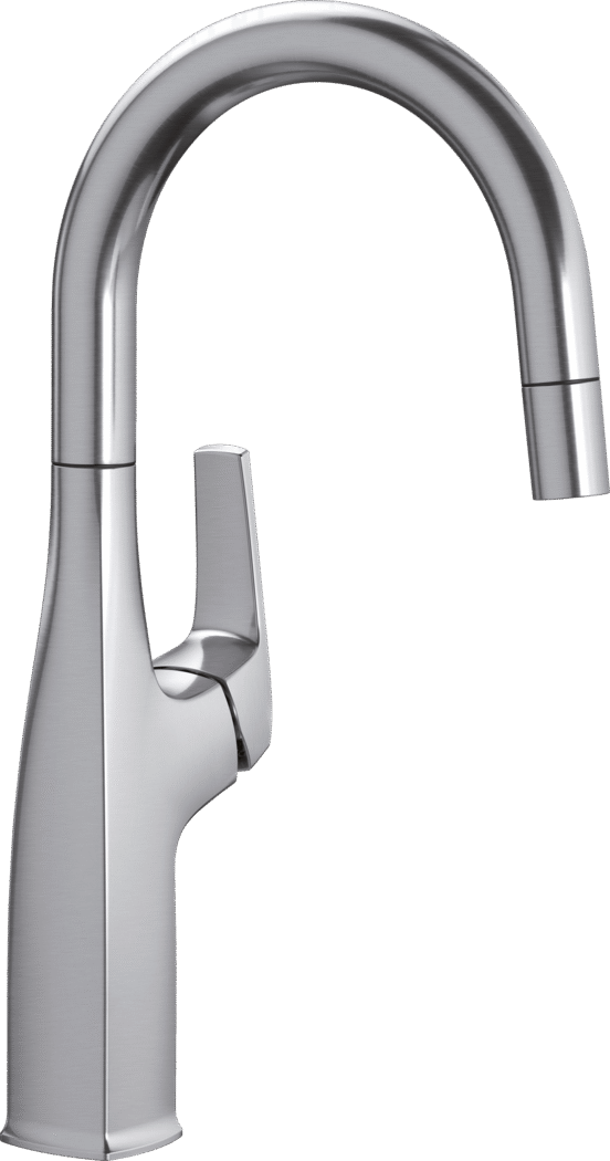 Blanco Rivana Bar/Prep Pull-Down Faucet - PVD Steel