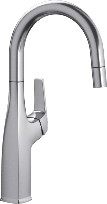 Blanco Rivana Bar/Prep Pull-Down Faucet - PVD Steel