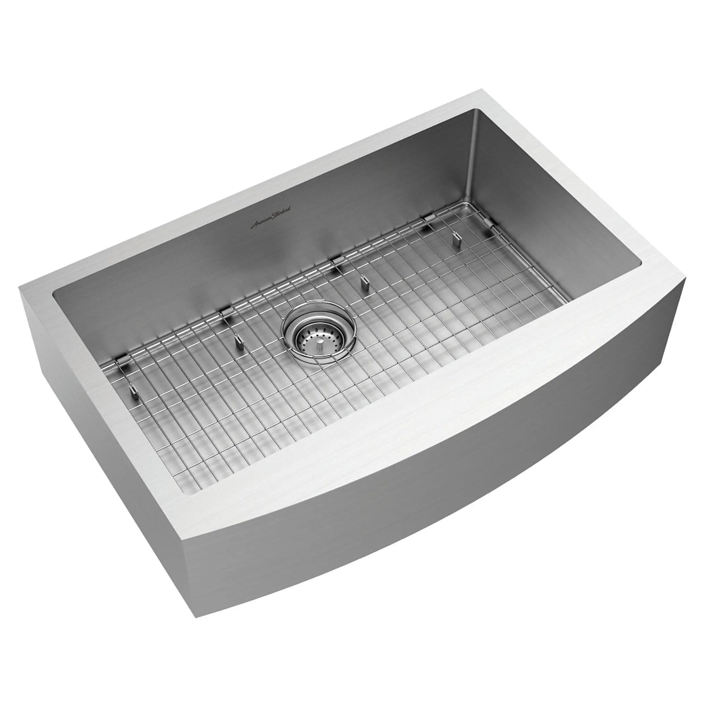 Pekoe 33x22" Stainless Steel Single Bowl Farmhouse Apron Front Kitchen Sink