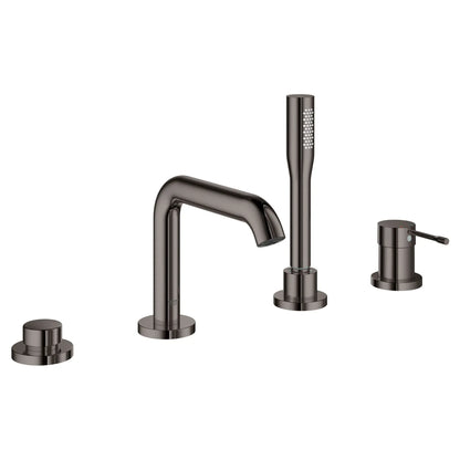 Grohe Essence 4-Hole Single-Handle Deck Mount Roman Tub Faucet with 6.6 L/min (1.75 gpm) Hand Shower - 19578