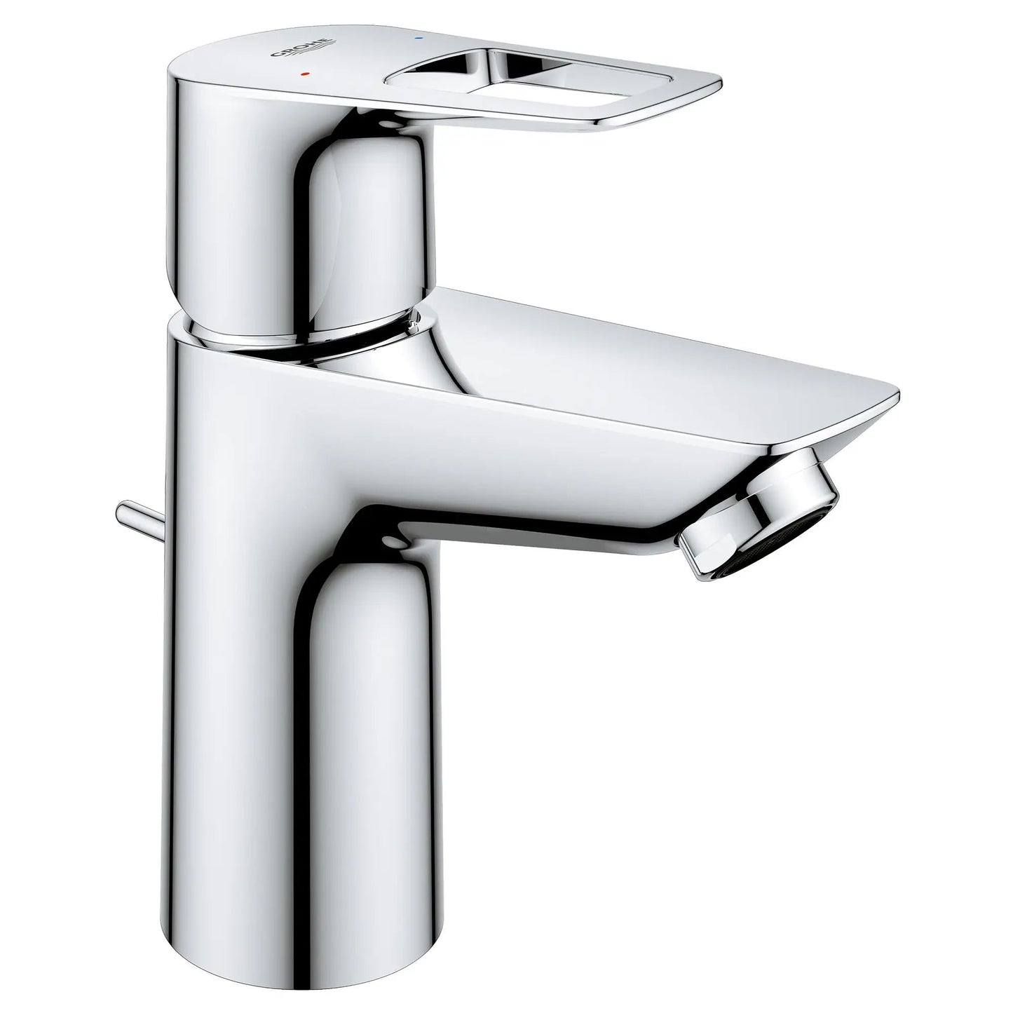 Grohe BauLoop Single Hole Single-Handle S-Size Bathroom Faucet, 1.2 GPM (4.5 L/min) - 23084