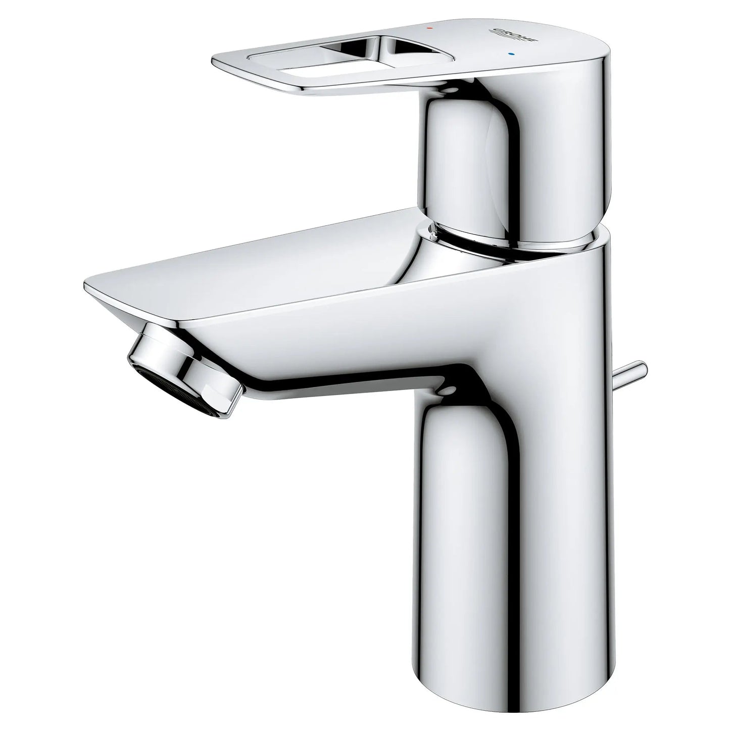 Grohe BauLoop Single Hole Single-Handle S-Size Bathroom Faucet, 1.2 GPM (4.5 L/min) - 23084