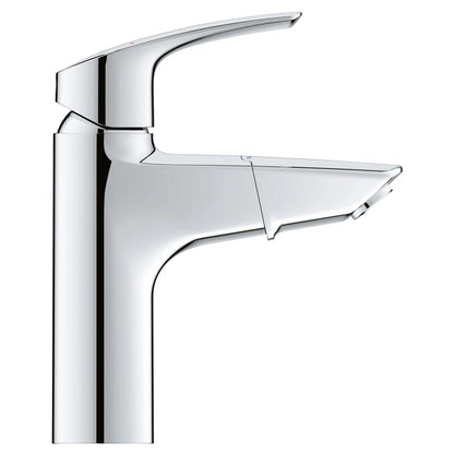 Grohe Eurosmart Single Hole Single-Handle M-Size Bathroom Faucet, 1.2 GPM (4.5 L/min) with Pull-Out - 23991