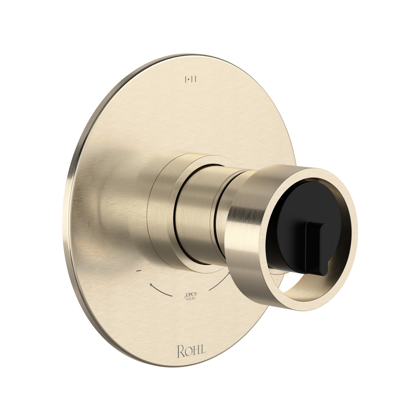 Rohl Eclissi 1/2" Thermostatic & Pressure Balance Trim With 3 Functions (Shared) - TEC23W1IW