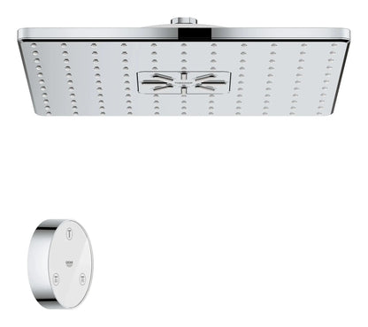 Grohe Rainshower 310 SmartConnect Shower Head with Remote, 12" - 2 Sprays, 1.75 GPM (6.6 L/min) - 26645
