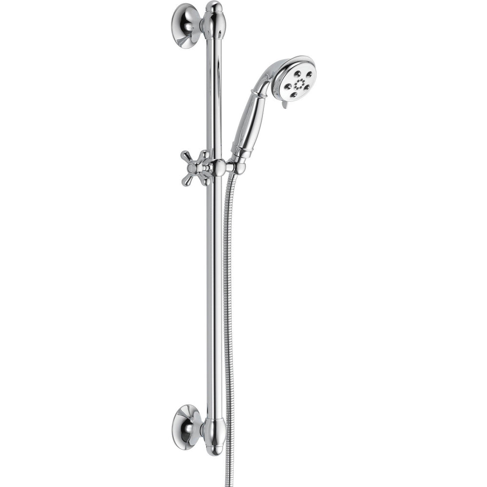 Delta Universal Showering H2Okinetic 3-Setting Slide Bar Hand Shower - 51308