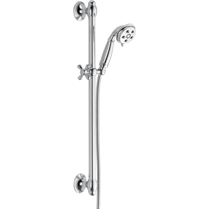 Delta Universal Showering H2Okinetic 3-Setting Slide Bar Hand Shower - 51308