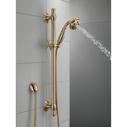 Delta Universal Showering H2Okinetic 3-Setting Slide Bar Hand Shower - 51308