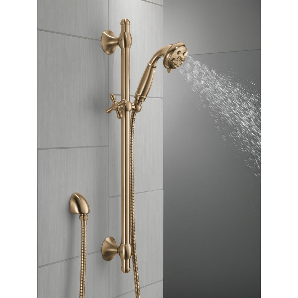 Delta Universal Showering H2Okinetic 3-Setting Slide Bar Hand Shower - 51308