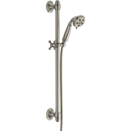 Delta Universal Showering H2Okinetic 3-Setting Slide Bar Hand Shower - 51308