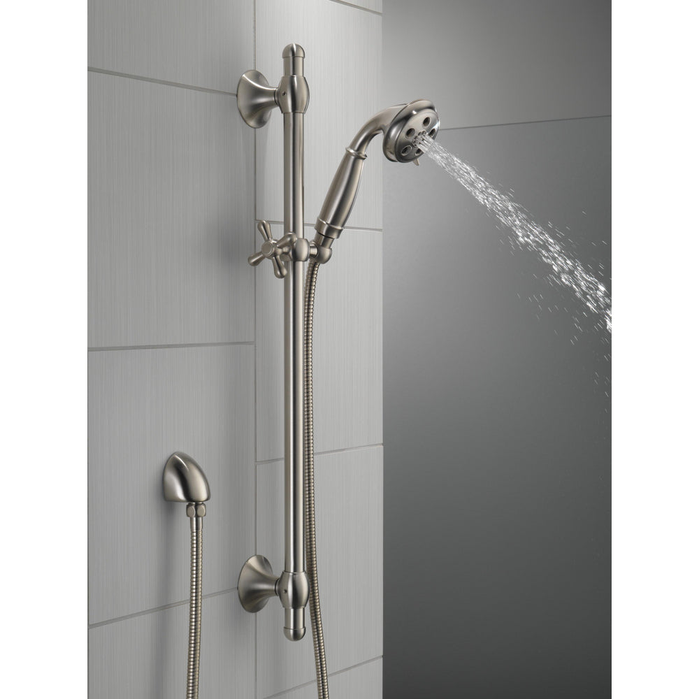 Delta Universal Showering H2Okinetic 3-Setting Slide Bar Hand Shower - 51308