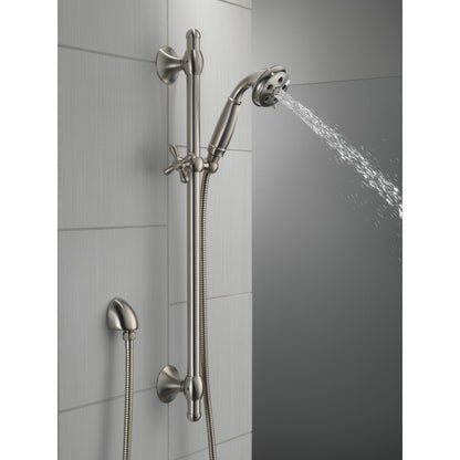 Delta Universal Showering H2Okinetic 3-Setting Slide Bar Hand Shower - 51308