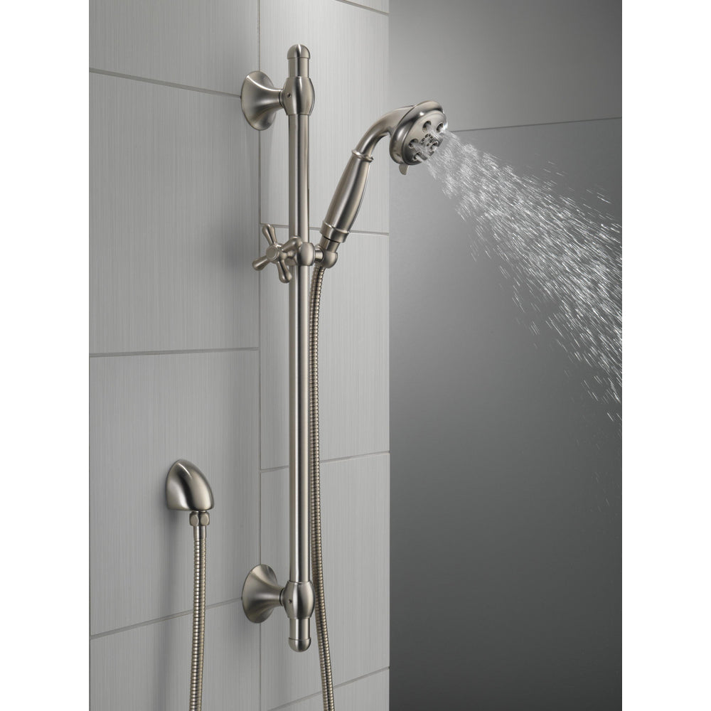 Delta Universal Showering H2Okinetic 3-Setting Slide Bar Hand Shower - 51308