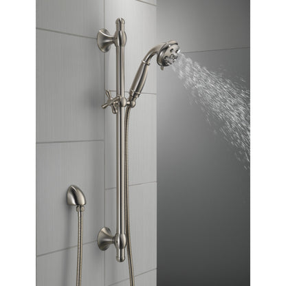 Delta Universal Showering H2Okinetic 3-Setting Slide Bar Hand Shower - 51308